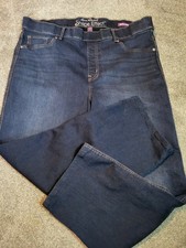 Women's Gloria Vanderbilt High Rise Straight Shape Effect Pull On Jeans Size 20W picture