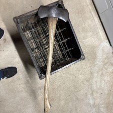 JM Warren Axe Head, Double bit, Embossed axe, Axe Head Only picture