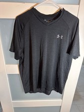 Under Armour Mens Tech Tee Shirt Large Loose Fit Gray Lightweight Active   62-13 picture