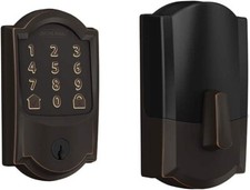 *1-Set* SCHLAGE Encode Smart Wi-Fi Deadbolt Camelot Aged Bronze BE489WB CAM 716 picture