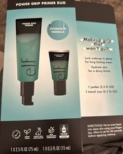 e.l.f. Power Grip Primer Duo Dewy Vegan Cruelty-Free 2.5 fl oz + 0.5 New In Box picture