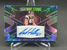 2020 Panini Obsidian Lightning Strike Green Etch Auto Jared Allen /100 #LS33 picture