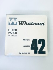 Whatman® quantitative filter paper, ashless, Grade 42 ,1442-125 lot of 5 boxes picture