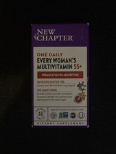 New Chapter Every Woman’s One Daily 55+ Multivitamin Tablets 48 Count- Exp 11/26 picture