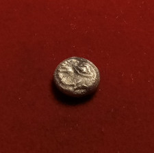 West Asia Minor / Troas, Kebren 520-480 BC. AR Diobol Head of ram & Star picture