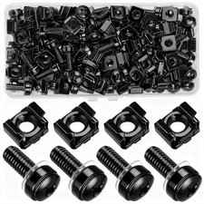 110 Pcs 55 Set Rack Mount Screws and Cage Nuts for Rack Mount Server Cabinet picture