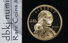 2007 S Proof Native American Sacagawea Dollar $1 - Choice to Gem picture