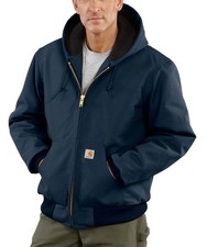 Carhartt 106673 Iconic J140 Firm Duck Active Jac Hooded Jacket / FULL SIZE - NEW picture