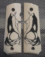 1911 Kimber Colt Clone Full Sized Frames Hand Scrimshaw 