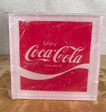 Vintage 1985 Coca-Cola Goldman Sachs KKR Deal Toy Lucite Tombstone NOS Sealed picture