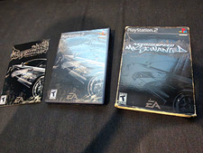 NFS Most Wanted Black Edition PS2 Case + Manual + Slipcover | NO GAME & DVD picture
