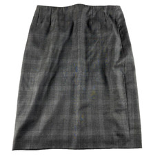 VTG Bill Blass for Saks Fifth Avenue Womens Skirt Sz 10 Gray Pencil USA NWOT picture