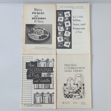 USDA Lot of 4 No. 8, 40, 56, 92 Making Pickles and Relishes 1976 Vintage  picture