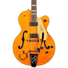 Gretsch G6120T-55 Vintage Select '55 Chet Atkins Hollowbody Vintage Orange Stain picture
