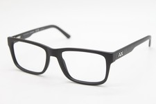 NEW ARMANI EXCHANGE AX3016 8078 MATTE BLACK SILVER AUTHENTIC EYEGLASSES 53-17 picture