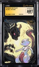 CGC AUTHENTIC ART AUTO 10 Card GLEE Signature Mewtwo With Shadow Pokémon 2026 picture
