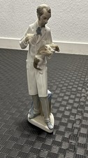 Vintage Lladro Veterinarian With Dog Porcelain Figurine. No. 4825. 13” T picture