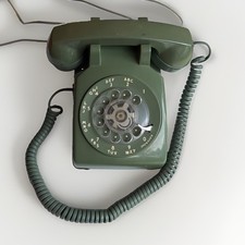 Vintage Green Rotary Phone Western Electric Model 500 Bell System UNTESTED picture