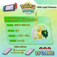 ✨6IV SHINY Sirfetch'd + EVS🚀 POKEMON HOME✨Champions✨Online delivery⚡ picture
