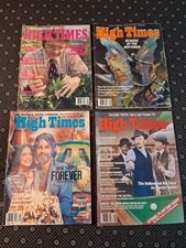 4 Vintage High Times Magazine Lot 1978, 80, 82 Mothman picture