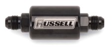 Russell 650603 -6 AN One Way Check Valve Black Aluminum picture