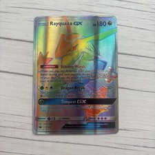 Rayquaza GX 177/168 Secret Rare Full Art Holo - Celestial Storm English 2018 picture