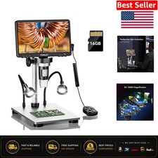 Aluminum Alloy Digital Microscope: 1080P High-Definition Imaging with 1200X Zoom picture