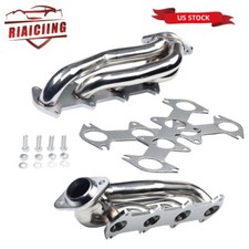 for Ford F150 5.4L 330 V8 04-10 Polished Stainless Steel Exhaust Headers Shorty picture