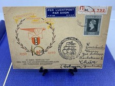 1946 Netherlands Registered Airmail Cover Amsterdam Exhibition To Switzerland. picture