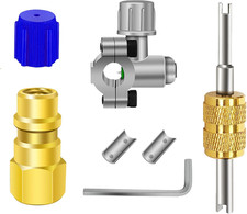 A/C Retrofit Valve Kit, BPV31 Bullet Piercing Tap Valve Line Tap Valve Kit, R12 picture