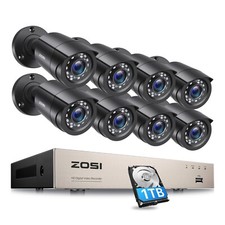 ZOSI 5MP Lite 8CH DVR 1080P Security Camera System with Hard Drive 1TB Outdoor picture