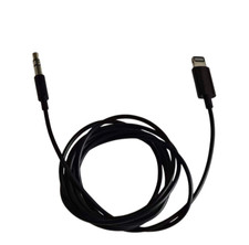 For Apple Lightning to 3.5mm Audio Cable 1.2M - White MR2C2ZM/A Black picture