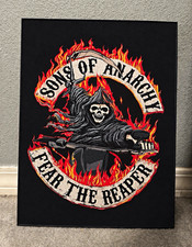 Sons of Anarchy Fear the Reaper Framed Wall Art 16x20 SAMCRO OOAK picture