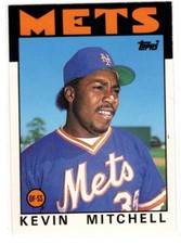 KEVIN MITCHELL  METS RC  1986 TOPPS TRADED #74T picture