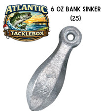 6oz Bank Sinkers (25 Count) [FREE SHIPPING] picture