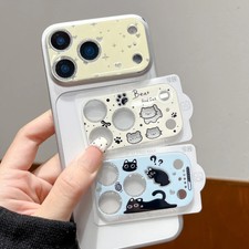 New Cute Black Cat Heart Camera Lens Protector for iPhone 18 promax 18 pro 17 picture