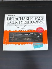 Vintage Audiovox AV-350 Car Stereo AM/FM Cassette Detachable Face Open Box picture