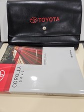 1 Brandnew Owners Manual 2022 Toyota Corolla And Case. picture