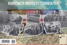 Poland 2026. Workers' protests of June 1976. Souvenir Sheet Imperforated. MNH picture