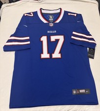 Men's Buffalo Bills Josh Allen #17 Blue Jersey Size Large New picture
