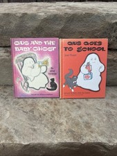2 VTG  Gus The Ghost Books Jane Thayer Weekly Reader Hardback 1972 1982 picture