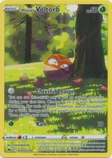 Hisuian Voltorb GG01/GG70 Holo Rare Crown Zenith Pokemon TCG picture