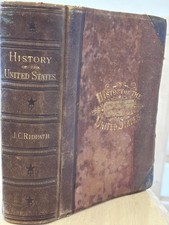 Popular History of the United States of America 1876 Ridpath Civil War Antique picture