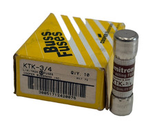 NEW BUSSMANN KTK-3/4 FUSES KYK34 QTY. 9 picture