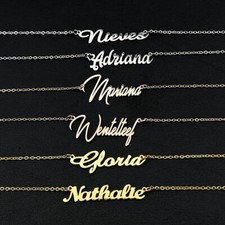 Personalized Name Custom Necklace Stainless Steel Pendant Fashion Jewelry Gift picture