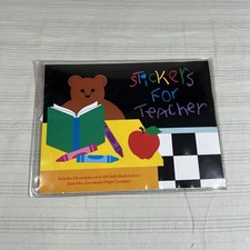 Vintage 1989 Mrs. Grossman’s Stickers for Teacher Pack Bundle NOS Sealed RARE picture