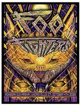 Foo Fighters Poster Mohegan Sun Dave Grohl 10/4 Nirvana Signed #’d x/52 SOLD OUT picture