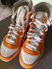 adidas Top Ten RB Men's Mid Top Leather Lace-Up Sneakers White/Orange GX0758 picture