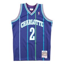 MITCHELL & NESS NBA Swingman Jersey Charlotte Hornets 1994-95 Larry Johnson Sz S picture