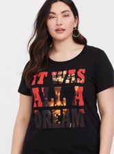 Torrid NOTORIOUS B.I.G. BIG DREAM BIGGIE Women's Girls Plus Size T-Shirt NWT  picture